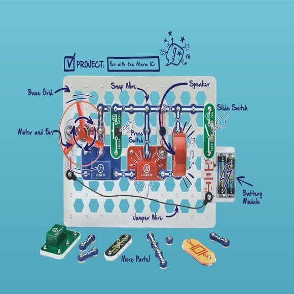 Snap Circuits Pro SC-500 Electronics Exploration Kit (Like New) - Picture 6 of 8